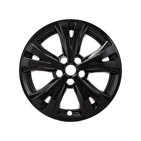 Coast2Coast 18", 5 Split Spoke, Painted, Gloss Black, ABS Plastic, Fits Over And Into OEM Wheel, Set Of 4 IWCIMP461BLK
